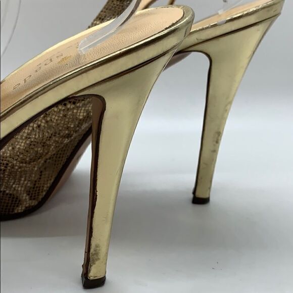 Kate Spade snakeskin hidden platform heels - Picture 5 of 8